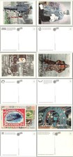 1996, Set of 6 post cards, Mall of America, post man, some mild wrinkles