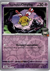 Team Rocket's Chingling 085/182 Reverse Holo Destined Rivals
