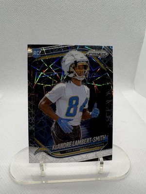 2025 Panini Prizm KeAndre Lambert-Smith RC #349 Lazer Prizm LA Chargers