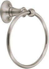 Moen DN6786BN Danbury Round Closed Towel Ring in Brushed Nickel