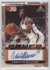 2021-22 Leaf Pro Set Power Base Auto Christyn Williams #BA-CW1 Auto 0c6