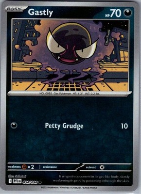 Gastly Reverse Holo Common ME02: Phantasmal Flames 054/094 NM