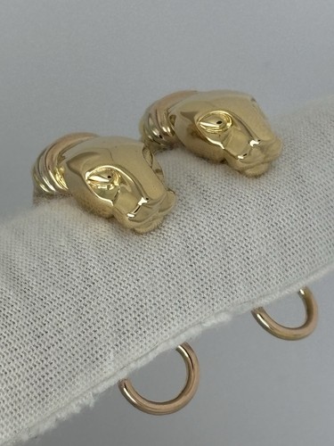 Cartier Panthere Cougar Trinity Earrings 18k Yellow White Rose Gold 2025 Service - Picture 4 of 18