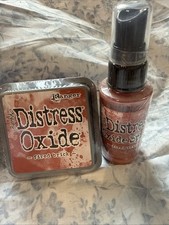 Tim Holtz Fired Brick Distress Oxide Ink Pad And Spray Bundle