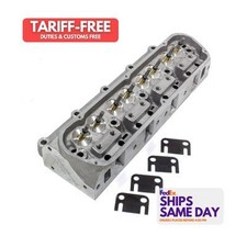 Edelbrock 77179 One Natural Aluminum Sbf Victor Jr. Cylinder Head - Wvalves On
