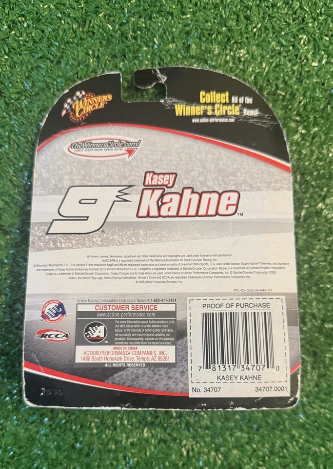 2004 年 #9 Kasey Kahne Mopar 道奇代理 1/64 获奖者圆形 NASCAR 压铸 — 第 2/2 张图片
