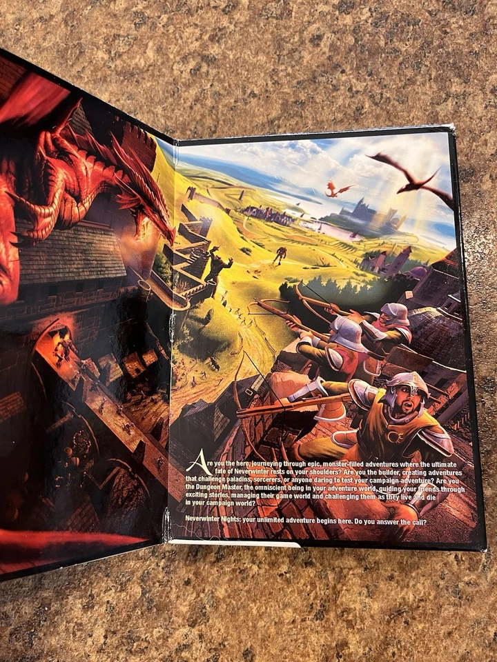 Neverwinter Nights 3 Discs w/ Manual, Map and Box (PC, 2002) - Image 3 of 4