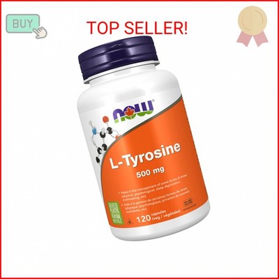 Now Foods L-Tyrosine 500 mg - 120 Capsules