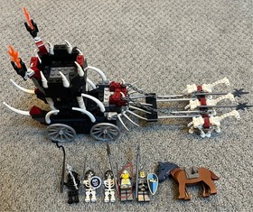 LEGO Castle: Skeletons' Prison Carriage (7092) 99% Complete Just pieces