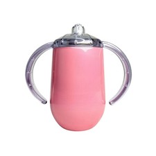 Sippy Cup - 10 oz stainless steel - no spill with handles - NEW IN BOX
