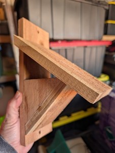 Lucy's Warbler Nest Box Made Of Cedar In The USA Brand New
