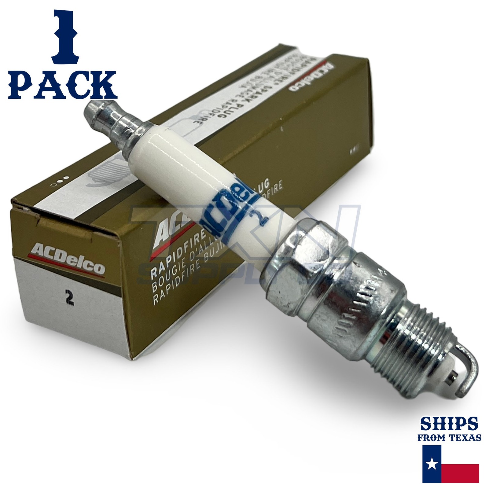 1 Pack GM ACDelco #2 RAPIDFIRE Platinum Spark Plug 19307138