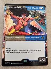 Spider-Woman, Stunning Savior - #230 (Borderless) Spider-Man Regular - Mtg