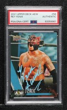 PSA/DNA 2021 Upper Deck AEW All Elite Wrestling Rey Fenix #58 16b5