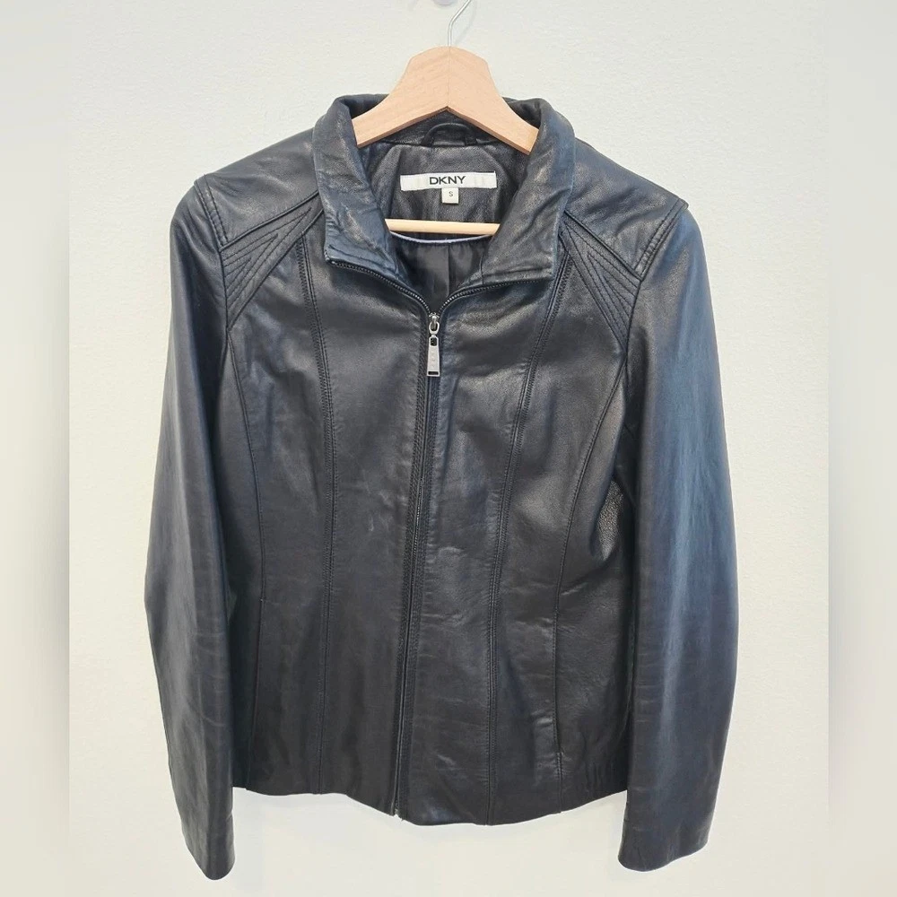 DKNY Leather Jacket products for sale | eBay