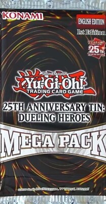 Yugioh - 25th Anniversary Tin: Dueling Heroes Mega Pack