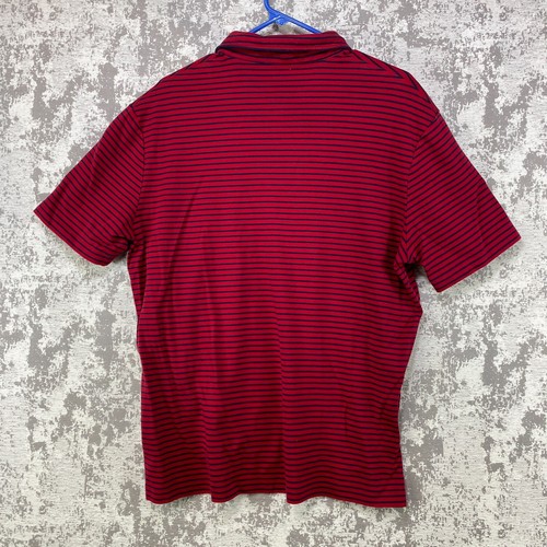 Polo Ralph Lauren polo uomo grande manica corta classica a righe rosso navy - Foto 2 di 9