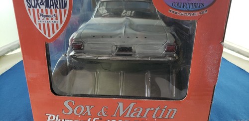 Supercar 1965 Plymouth Belvedere Sox & Martin 1:18 Diecast - Picture 3 of 5
