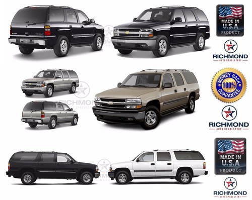 00-02 Chevy Tahoe Suburban - Cubierta de volante de cuero negro con aguja e hilo - Imagen 12 de 12