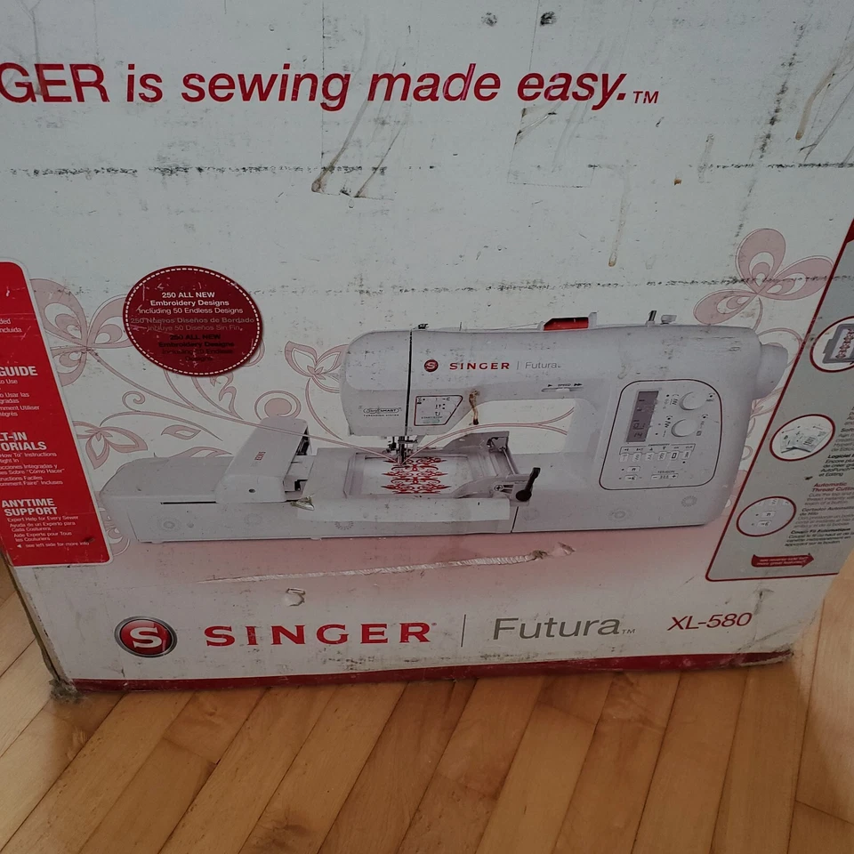 MÁQUINA DE COSER Y BORDAR SINGER FUTURA XL-580 *Nueva En Caja* Foto 4 de 4