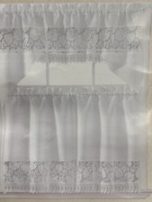 White Kitchen Curtain