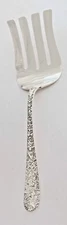 Repousse by S.Kirk & Son Co. Sterling Asparagus Fork 8 3/4"