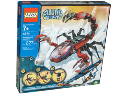 Lego Scorpion Orb Launcher 4774 Alpha Team Minifigure Building Set