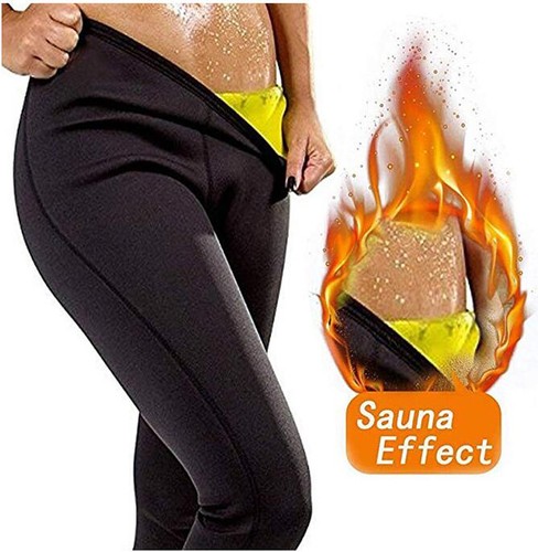 Hot Neoprene Sauna Sweat Thermo Pant Women Slimming Body Shaper Fat Burner Short - Picture 5 of 19