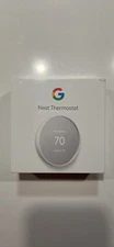 Google - Nest Smart Programmable Wifi Thermostat - Snow Model:G4CVZ-US