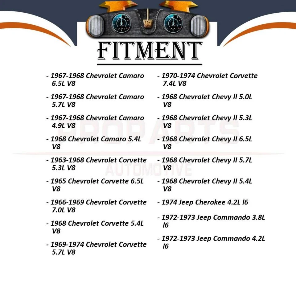 1x Bomba de dirección asistida para Chevrolet Chevy II 1968 6,5 L Foto 3 de 4