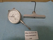 Yuasa 1/4" Lug Back Dial Indicator .001" w/ Mitutoyo Depth Gage Base Attach J64