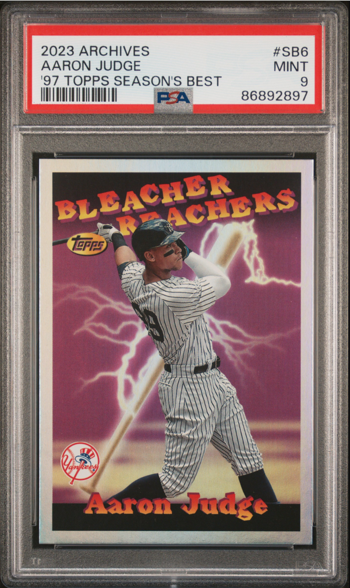 2023 Topps Archives #SB-6 Aaron Judge Bleacher Reachers PSA 9 MINT