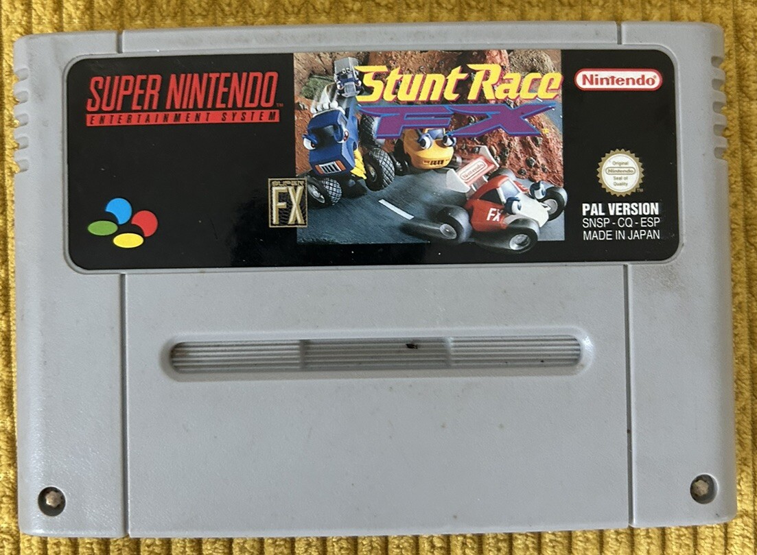 Stunt Race Fx PAL VERSION (SUPER NINTENDO 1992)