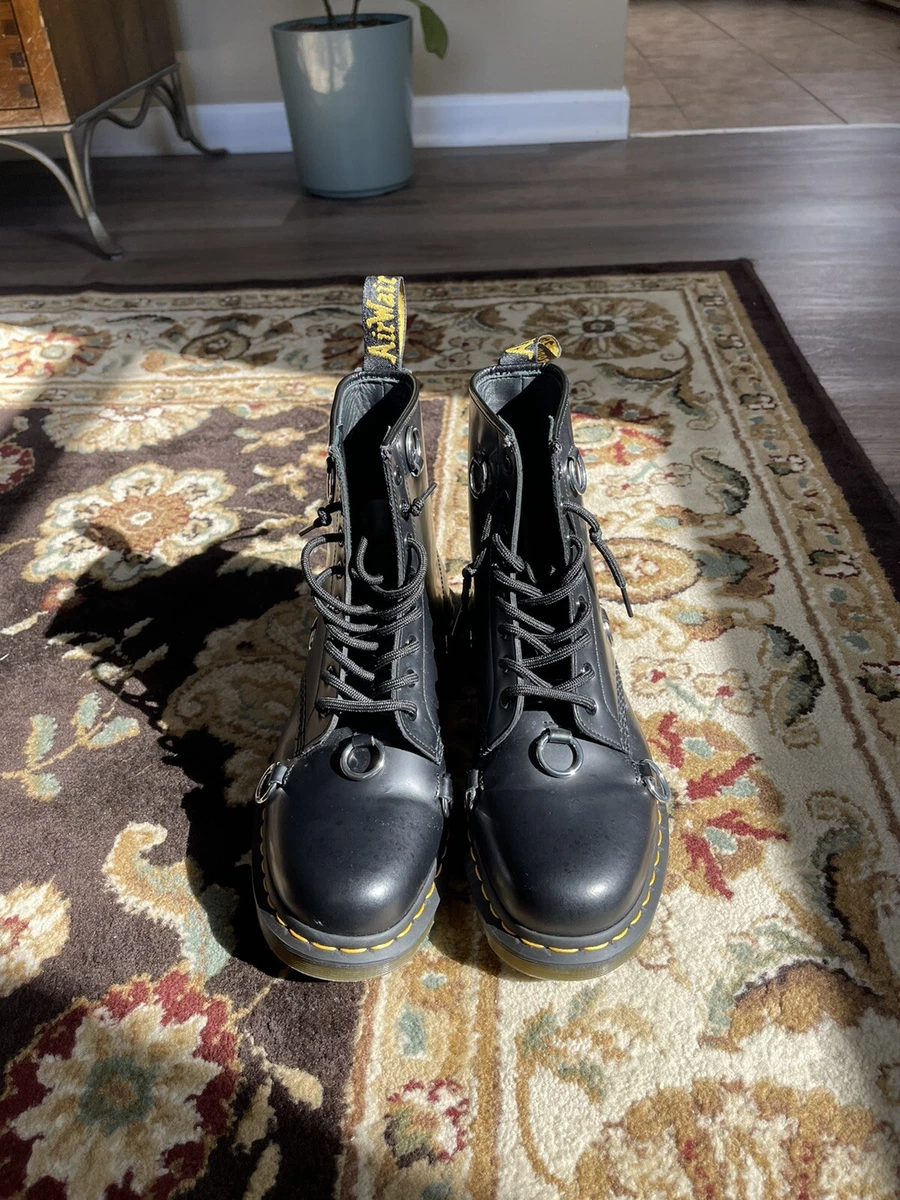 Dr Martens x Raf Simons 1460 Boots Black Ring 60th Anniversary