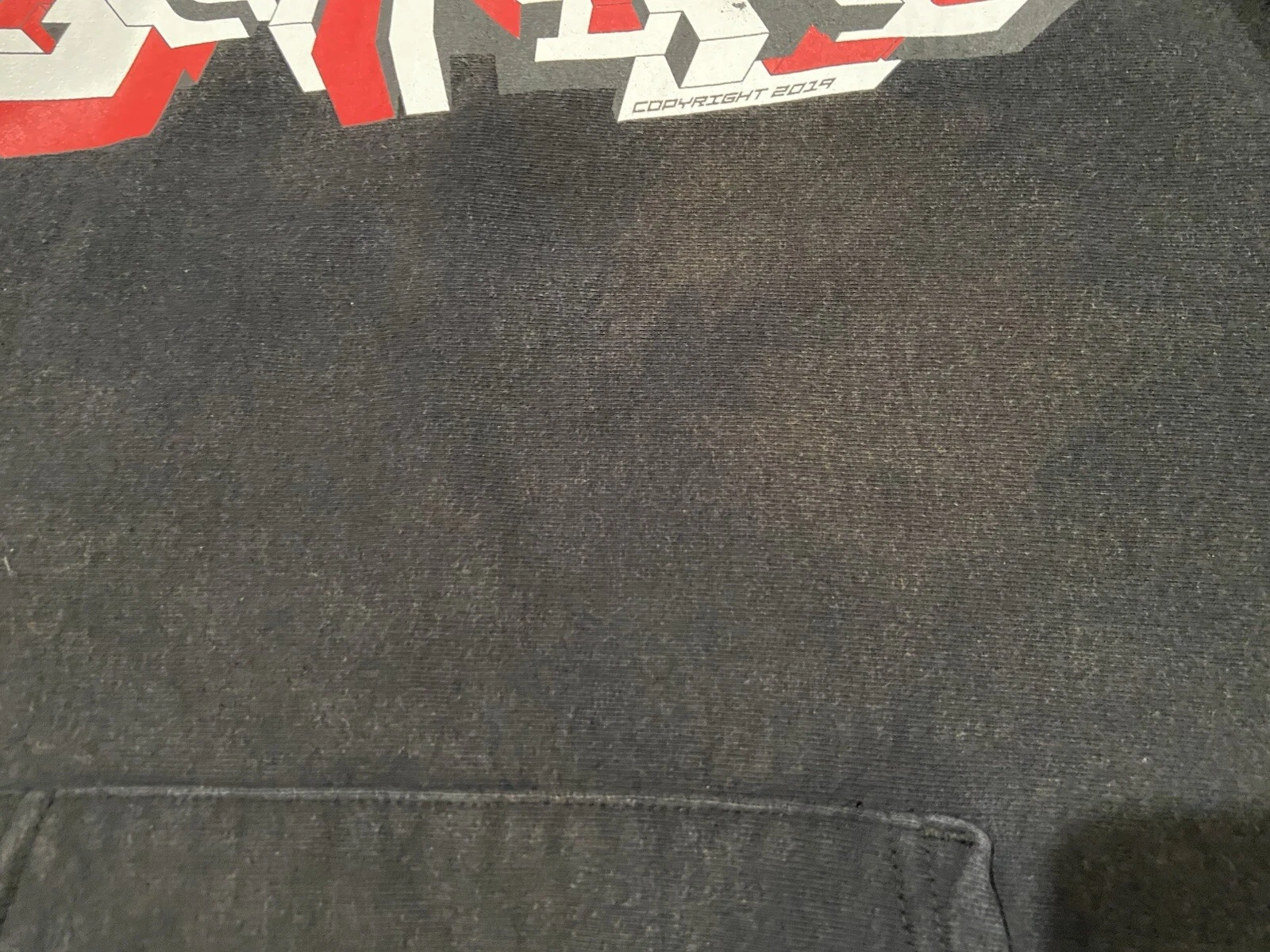 Felpa con cappuccio Supreme Delta logo pullover uomo taglia media nero cotone spesso