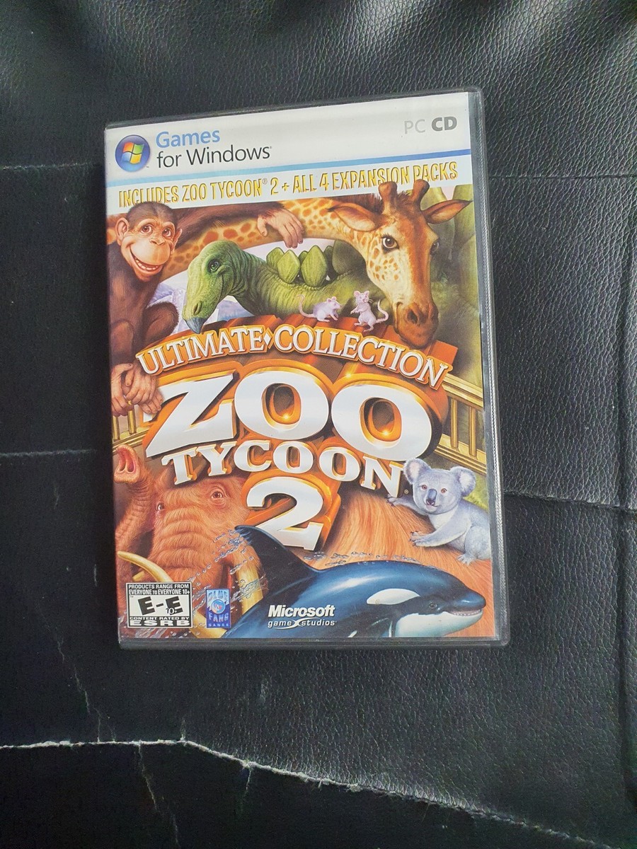 【新品】ズータイクーン 2 Ultimate Collection Zoo Tycoon 2 PC /Disc 2 +3 ONLY/MISSING