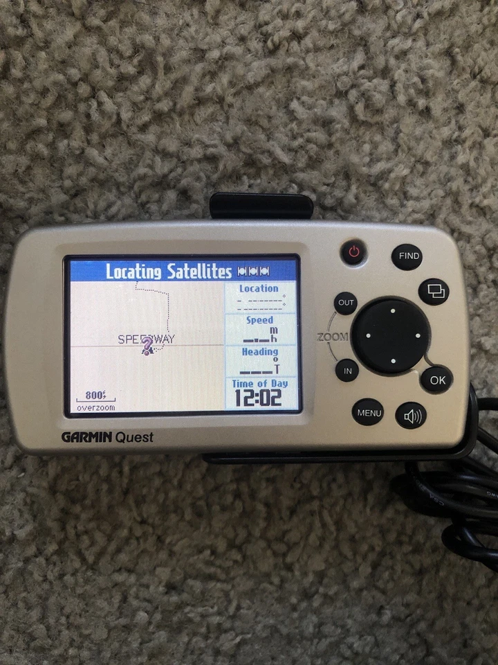 Garmin Quest CAN 210 Handheld GPS Camping Motorcycle Auto Tested Clean Fast Ship - Image 2 of 4