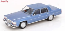 MCG Cadillac Fleetwood Brougham Metallic Blue 1982 Model Car Group 1/18