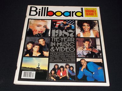 1987 DECEMBER 26 BILLBOARD MAGAZINE - YEAR IN MUSIC TOP 100 CHARTS - H 968