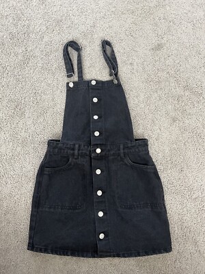white christmas dresses Rylie Washed Black Denim Strapless Fringe Mini Dress main image 1