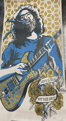 Vintage Jerry Garcia Grateful Dead Love Is Real Not Fade Away 