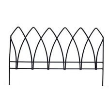 Primrose Gothic Arch Garden Edge Design Edging in Black 38cm