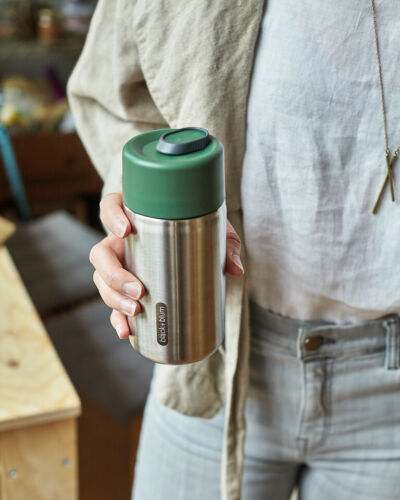 Leakproof Insulated Stainless Steel Travel Cup easy clean 340ml Black + Blum - Picture 27 of 35