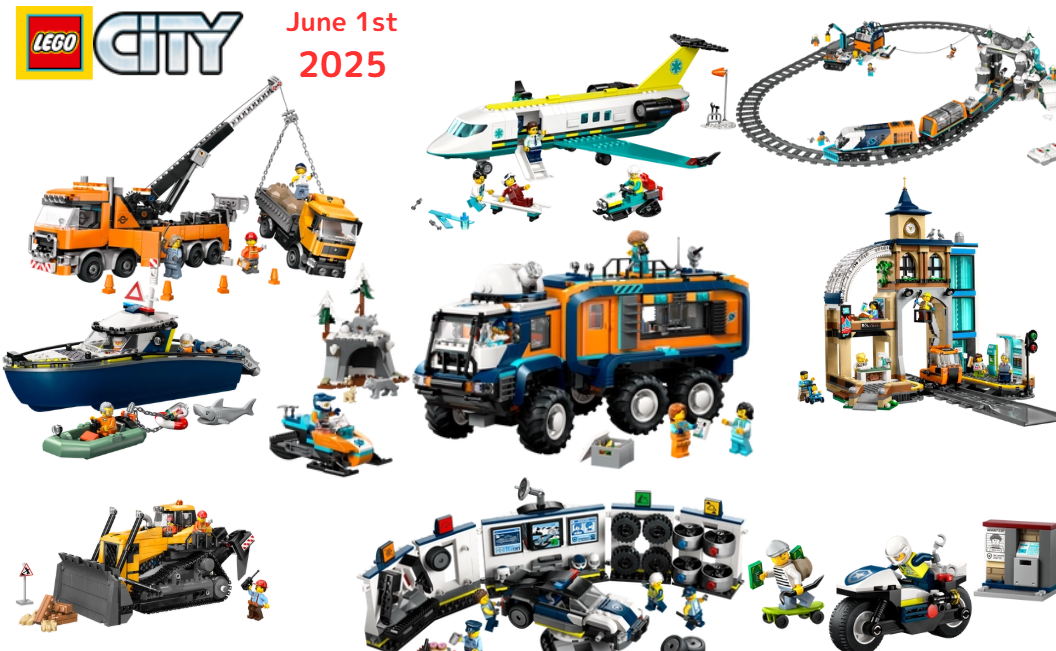 Lego City June-1 2025 New Release 9Set w/BOX LEGO® City Toys Kids