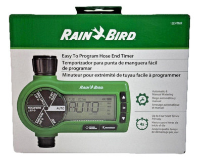 Rain Bird 1ZEHTMR Electronic Watering Hose Timer Professional Automatic & Manual