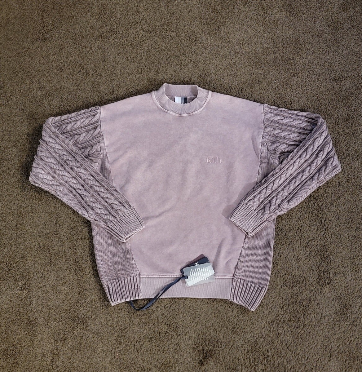 Kith Combo Knit Mock Neck - Dusty Maybe | eBay Kith Combo Knit Mock Neck - Dusty Maybe | eBay