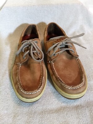 Sperry Mens Top-Sider Brown Leather Boat Shoes, Size: 11 M  display picture 3