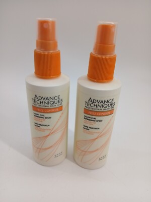 (Lot Of 2) Avon Advance Techniques Frizz Control Salon Curl Refreshing Spray NOS