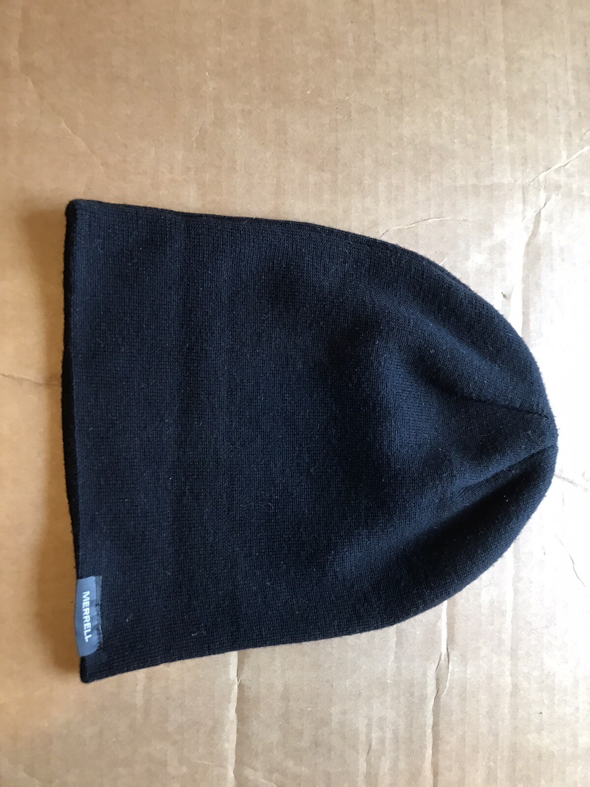 MERRELL Beanie Cappello Outdoor Lavorato a Maglia Nero Unisex Taglia Unica Escursionismo Corsa