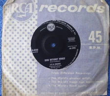 3'S A CROWD-BIRD WITHOUT WINGS/COAT OF COLOURS "RARE OZ" 45 RPM
